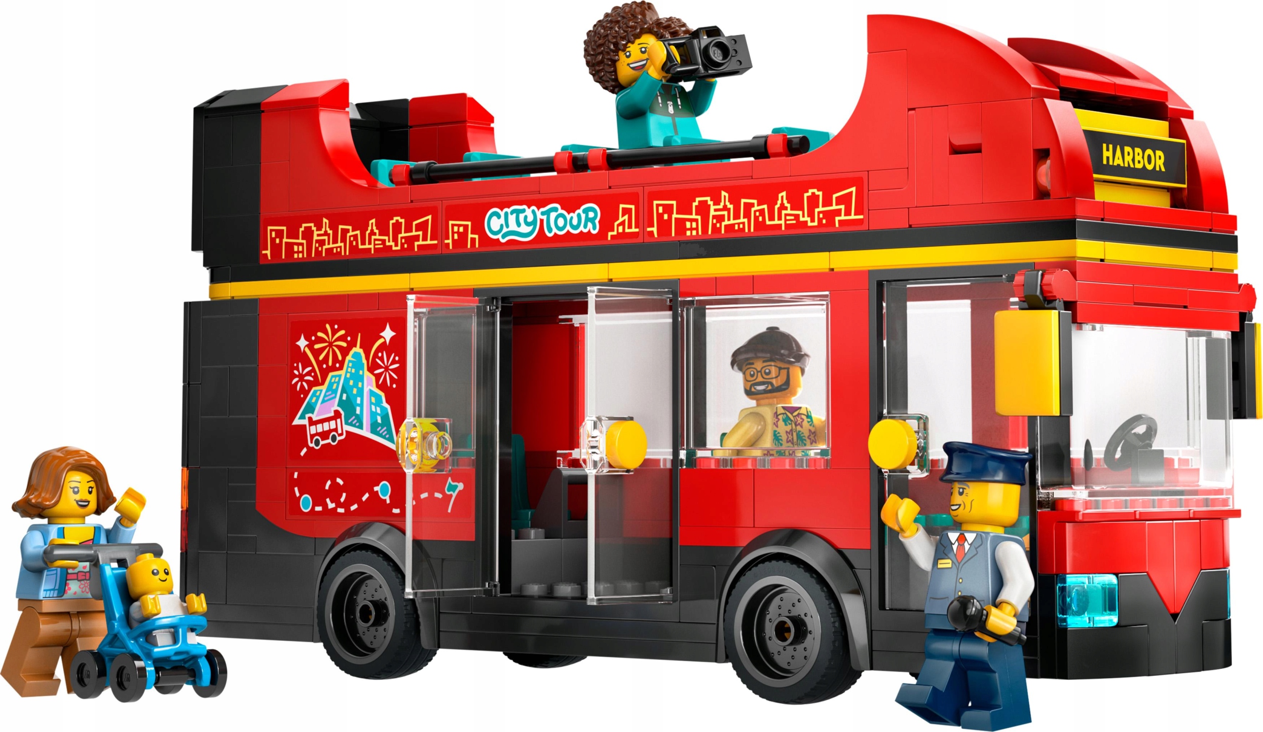 Červený dvoup. bus 60407 Lego
