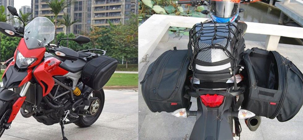 TORBA sakwa na MOTOCYKL motor BAGAŻNIK zbiornik Dopasowanie do pojazdu produkt dedykowany