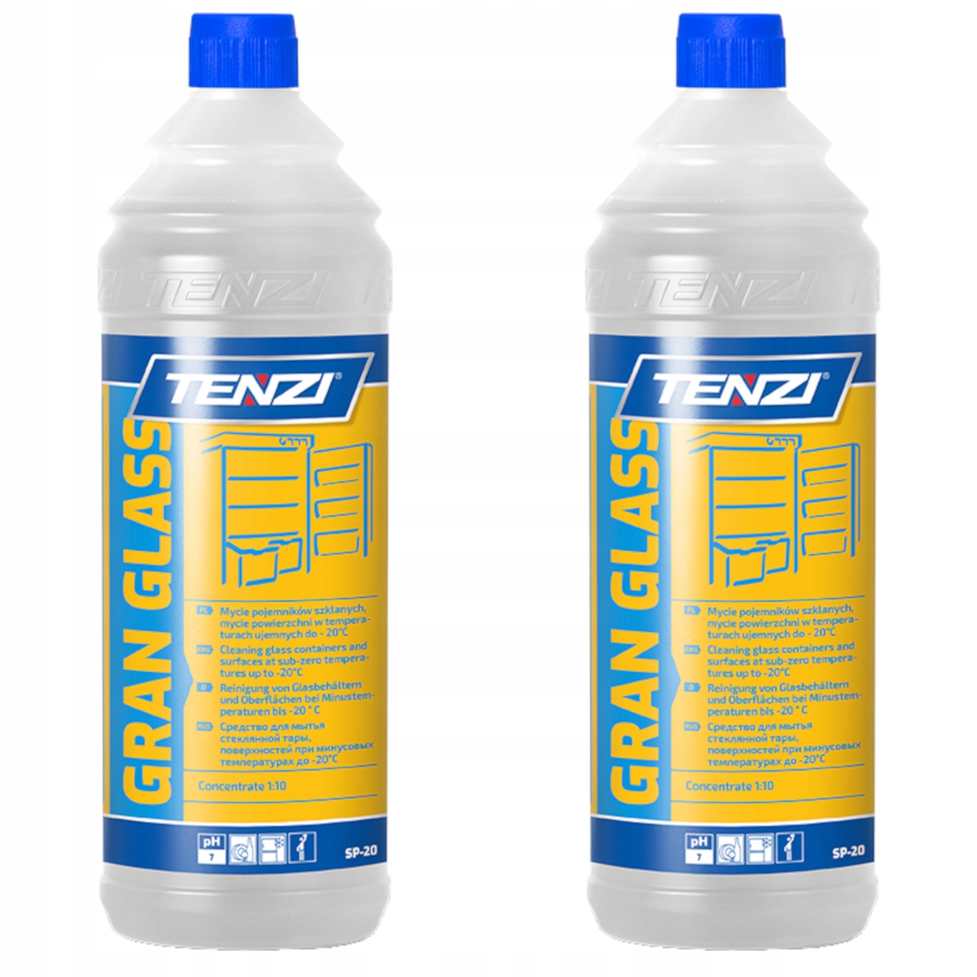 

Tenzi Gran Glass do mycia lodówki zamrażarki 2x1L