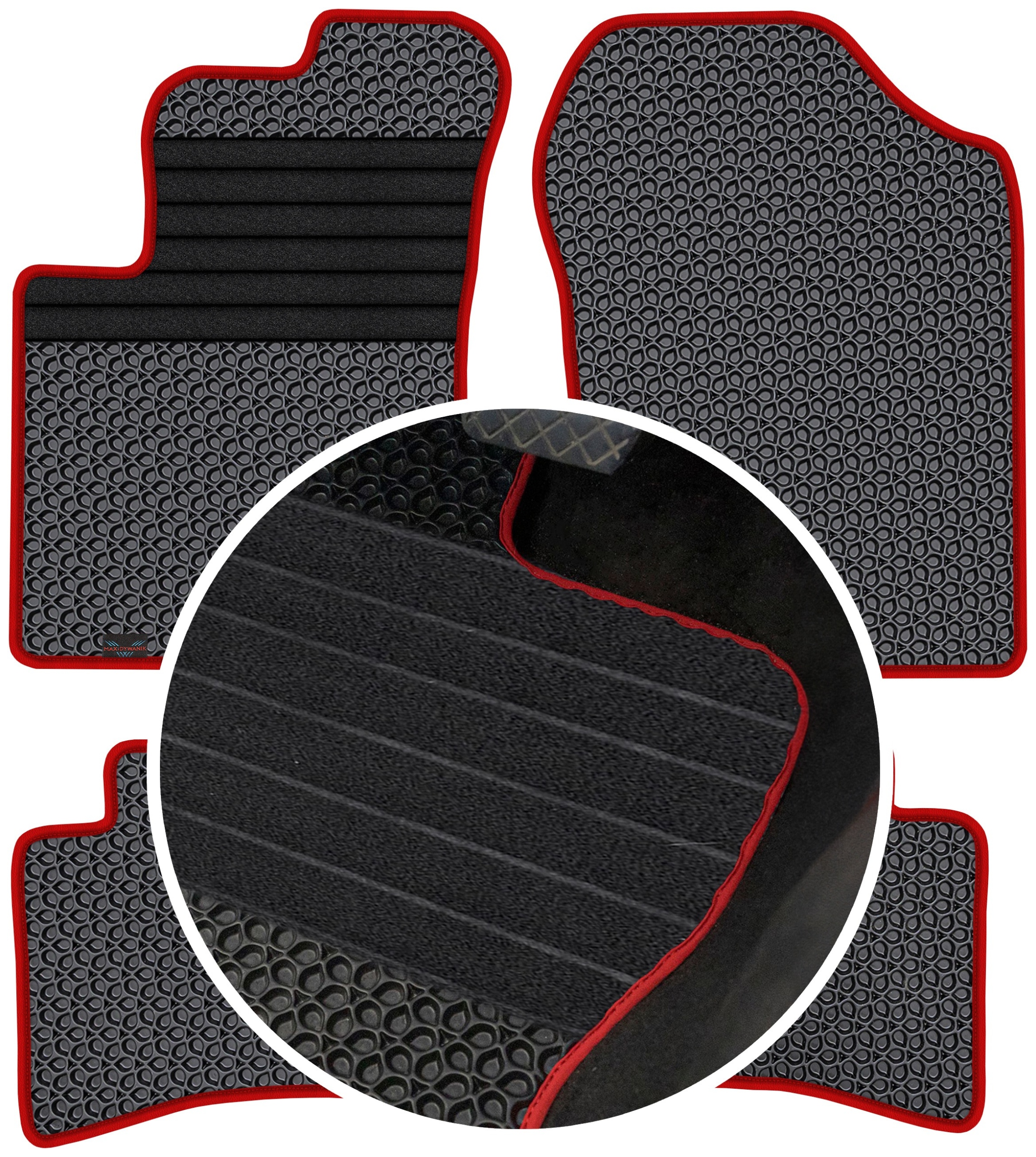 Hyundai i20 I 2009-2011 Gumové rohože Eva Eternity Posilnenie XXL
