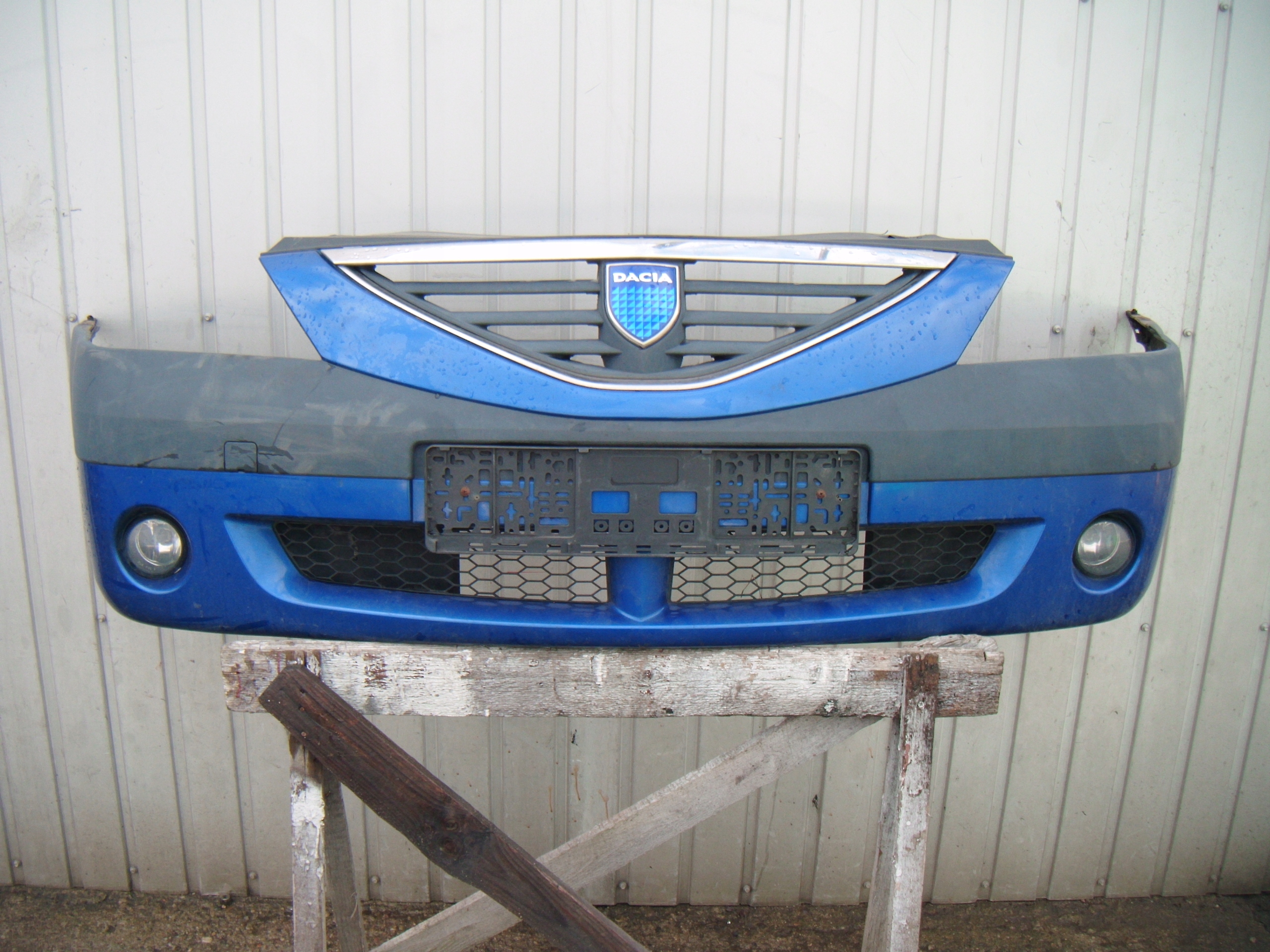 DACIA LOGAN I 2005-2008 ZDERZAK PRZÓD HALOGENY GRIL KOD LAKIERU TEG1G