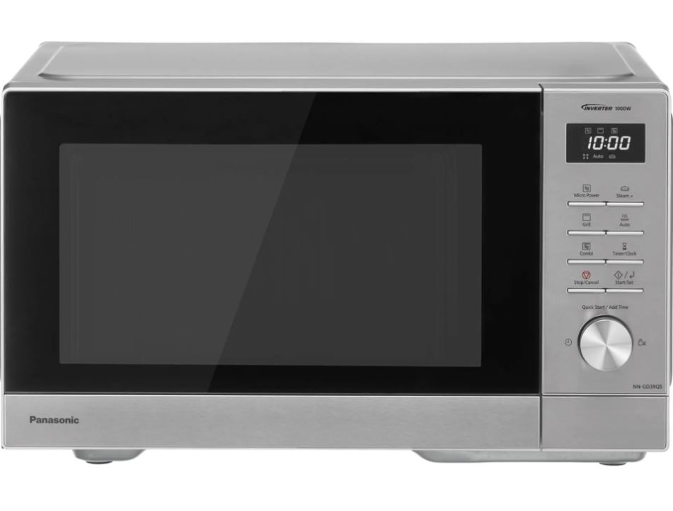 Panasonic NN-GD39QSEPG Inwerterowa kuchenka mikrofalowa z grillem Srebrna