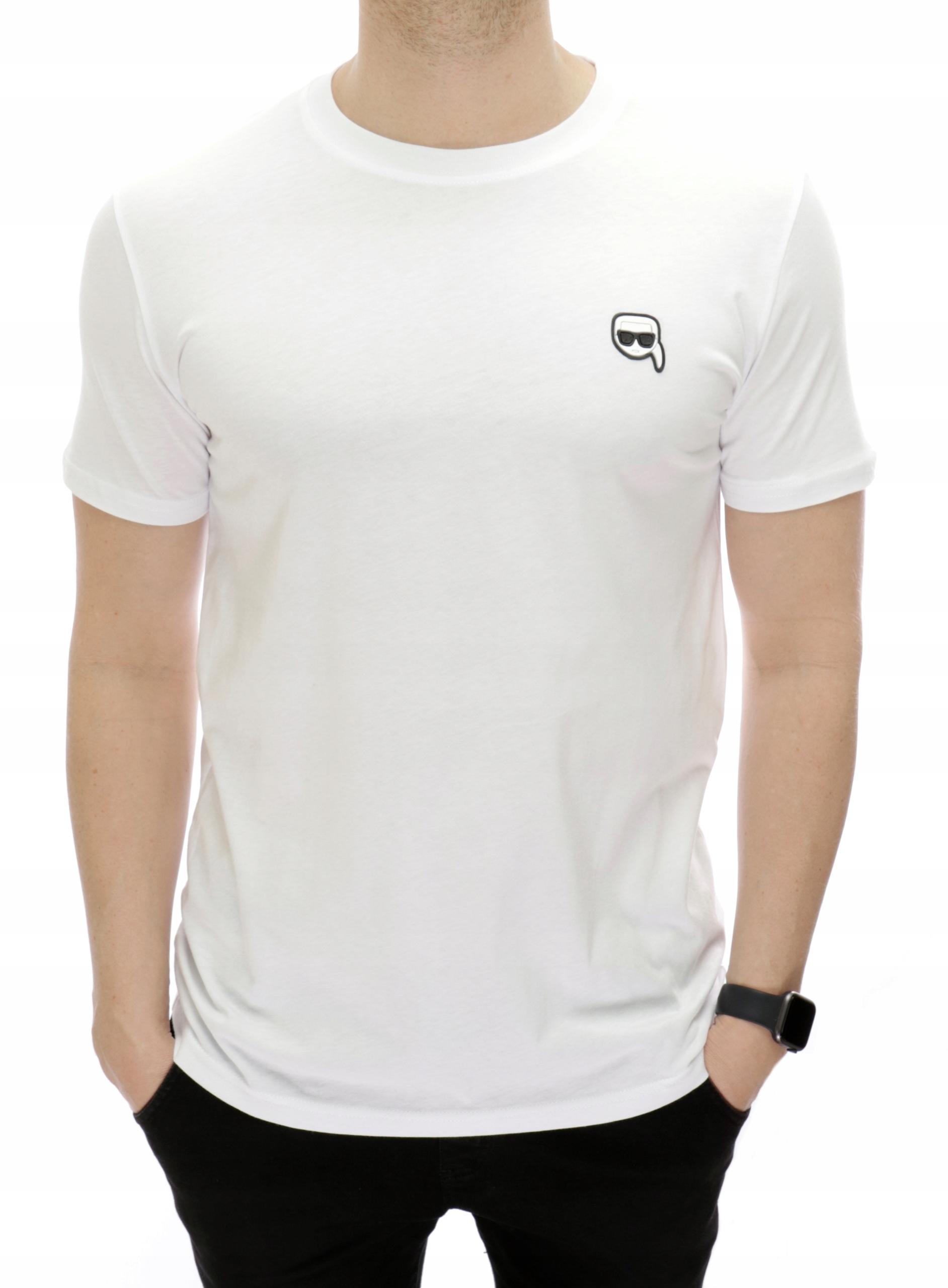 

Karl Lagerfeld T-shirt Koszulka Męska Biała XXL