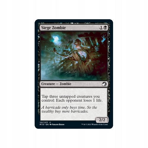 Mtg 4x Siege Zombie