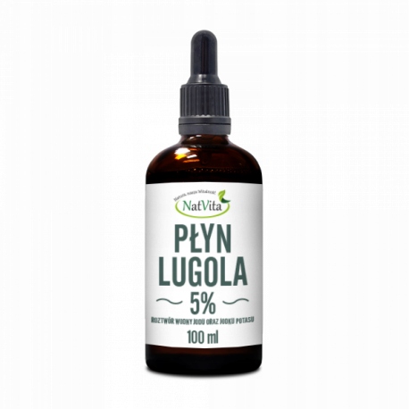 

Płyn Lugola 5% 100ml NatVita jod 100 ml