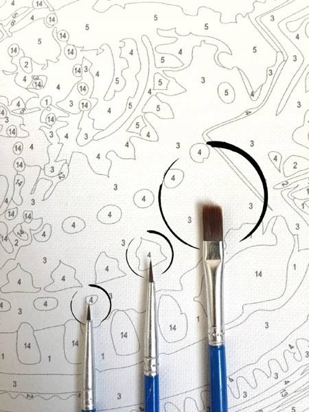 Po Numerach Malowanie PRZYJACIELE Z SAFARI FAJNA Kolor Wielokolorowy