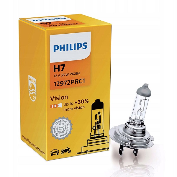 

Philips żarówka H7 12V 55W Vision +30% 1szt