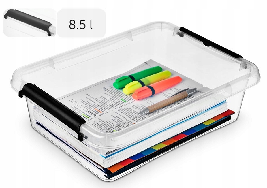 

Pudełko Pojemnik Organizer plastik 8,5 l
