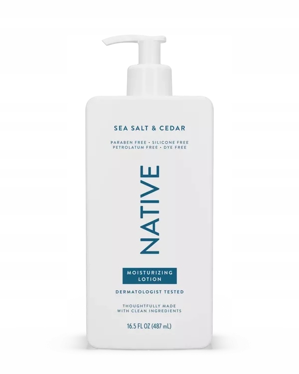 NATIVE Moisturizing Lotion Sea Salt & Cedar 487 ml - Balsam do ciała