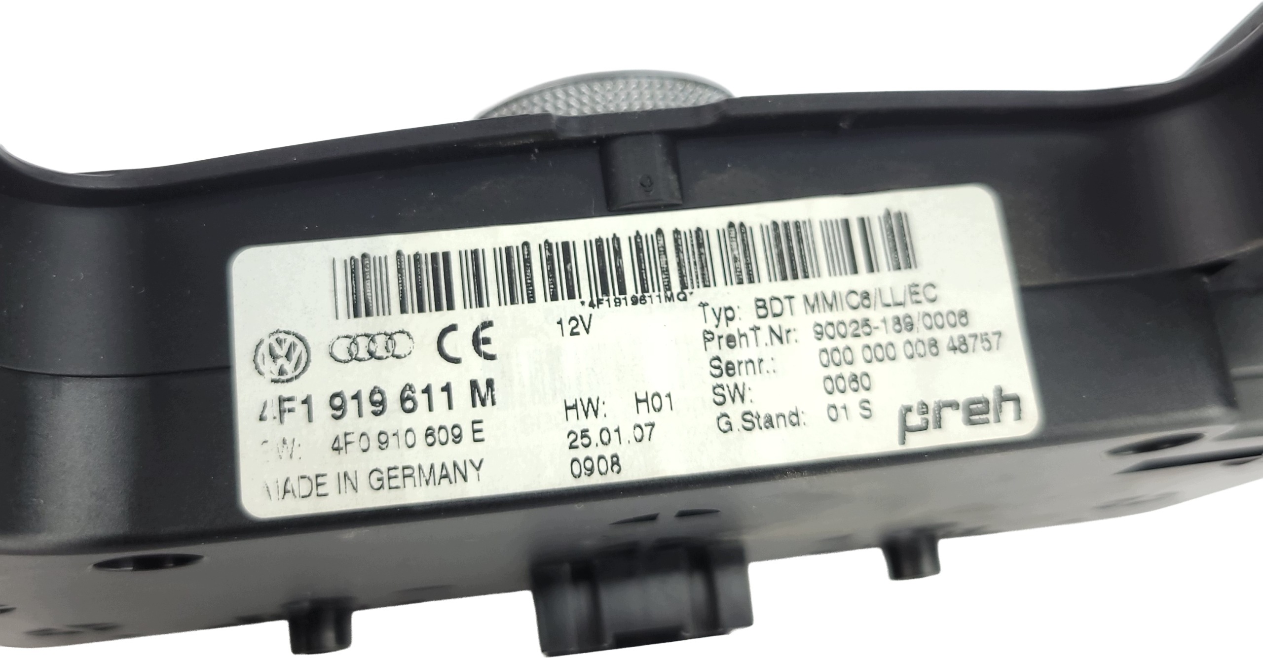 AUDI A6 C6 PANEL central RADIA navigation devices of control MMI 2G 4F1919611M