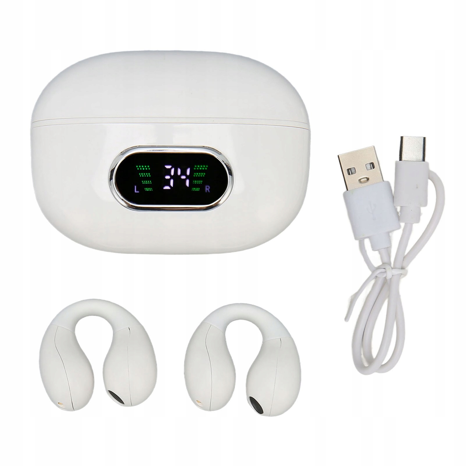 LANGUAGE TRANSLATOR X9 BLUETOOTH SŁUCHAWKI BIAŁY