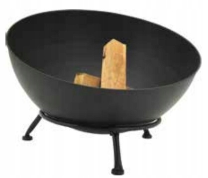 Záhradné Ohnisko Redfire Garland Pologuľové Na Trojnožke, Čierne