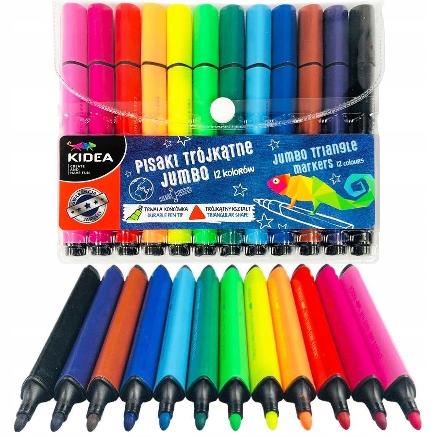 

Pisaki Trójkątne Jumbo Kidea