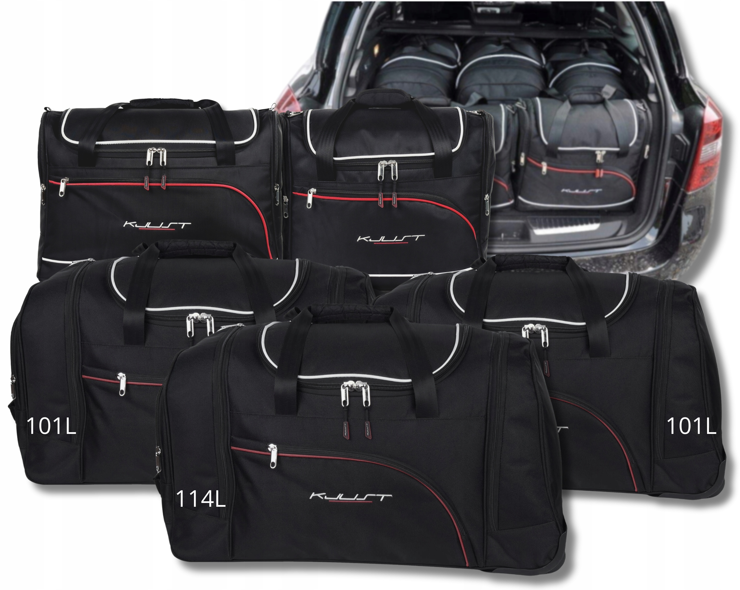 Cestovná Taška Do Kufra Renault Laguna Grandtour 2007-2015 5 ks