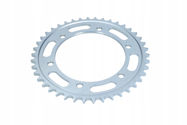 AFAM ZĘBATKA NAPĘDZANA TYŁ MOTO. STALOWA OCYNKOWANA SREBRNA