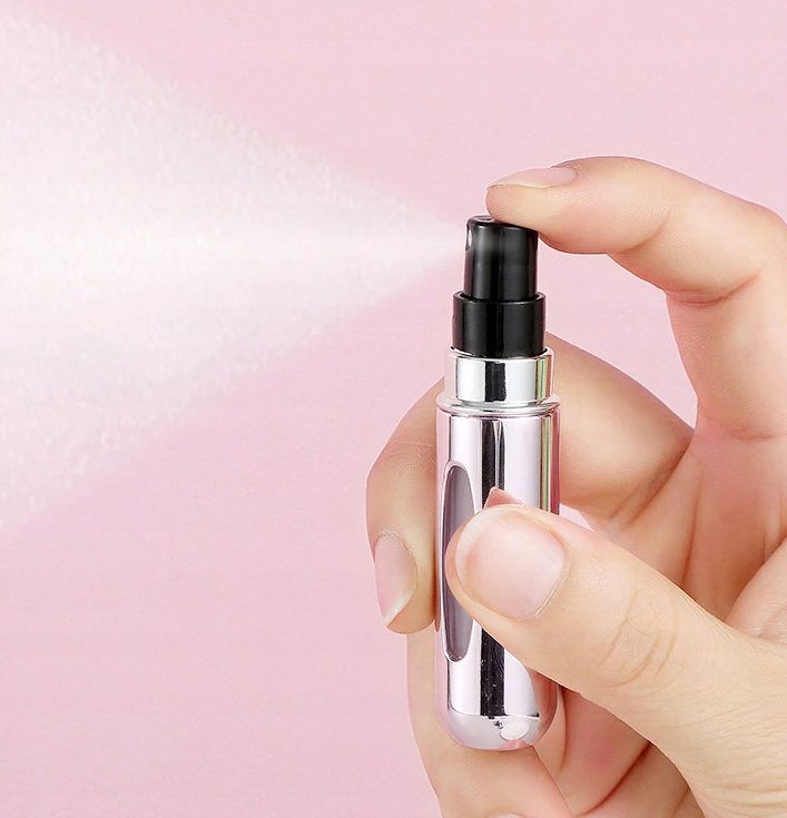 Atomizer podróżny na perfumy 5 ml z dozownikiem Rodzaj atomizery podróżne