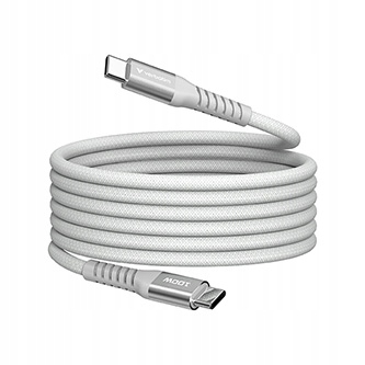 Verbatim Usb kabel Usb C (M) Usb C (M) 100W 1.2m magnetyczny szary 31854