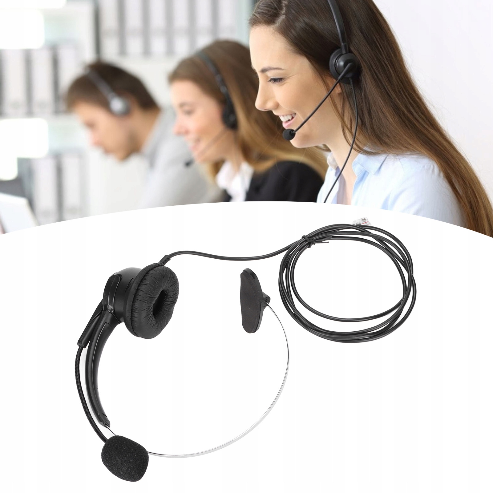 TELEFONICZNY ZESTAW SŁUCHAWKOWY RJ9 MONO EAN (GTIN) 7612461390731