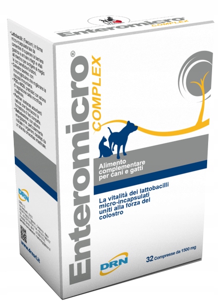 Enteromicro Complex probiotyk dla psa i kota Geulincx 32 tabletki