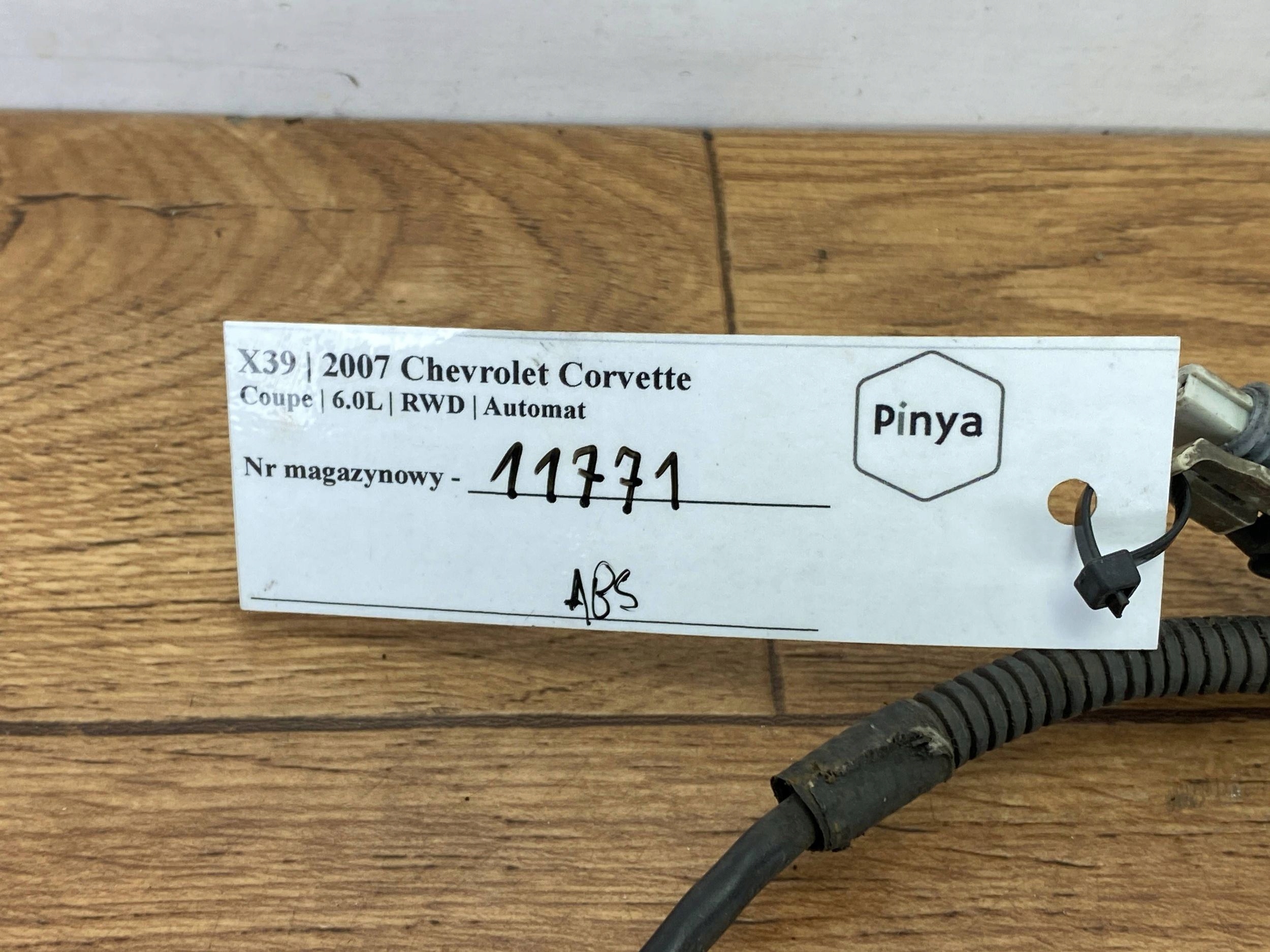 bundle electrical wiring abs connecting spoiler Chevrolet Corvette C6 2005+