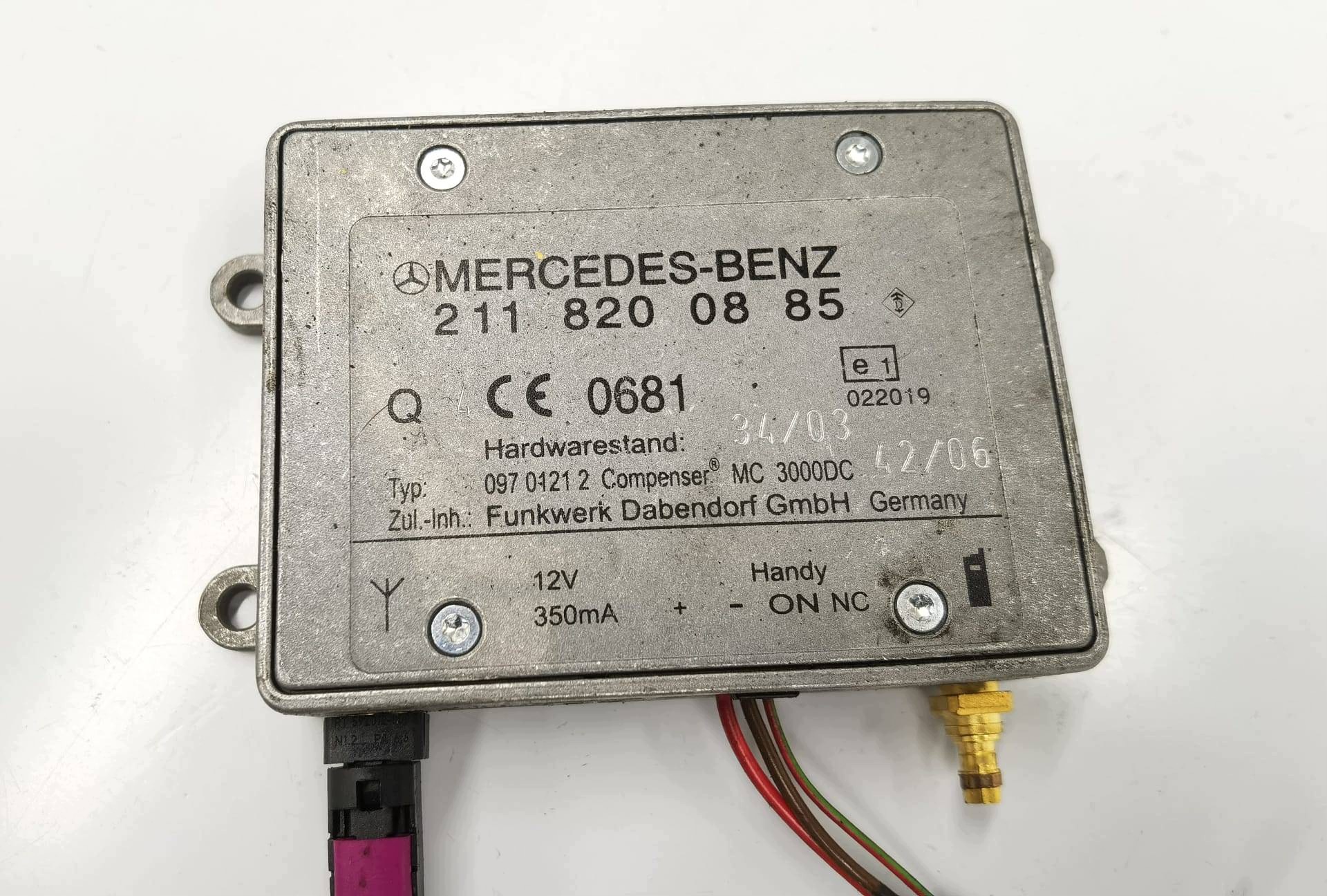 amplifier anteny Mercedes-Benz E W211 facelift 2006 2118200885