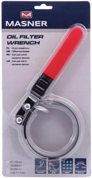 

K2 Masner Klucz Taśmowy Do Filtra Oleju 73-83MM