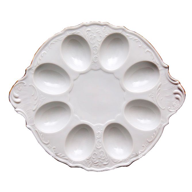 Bernadotte Ivory Zlatý Talíř Na Vejce 25 CM