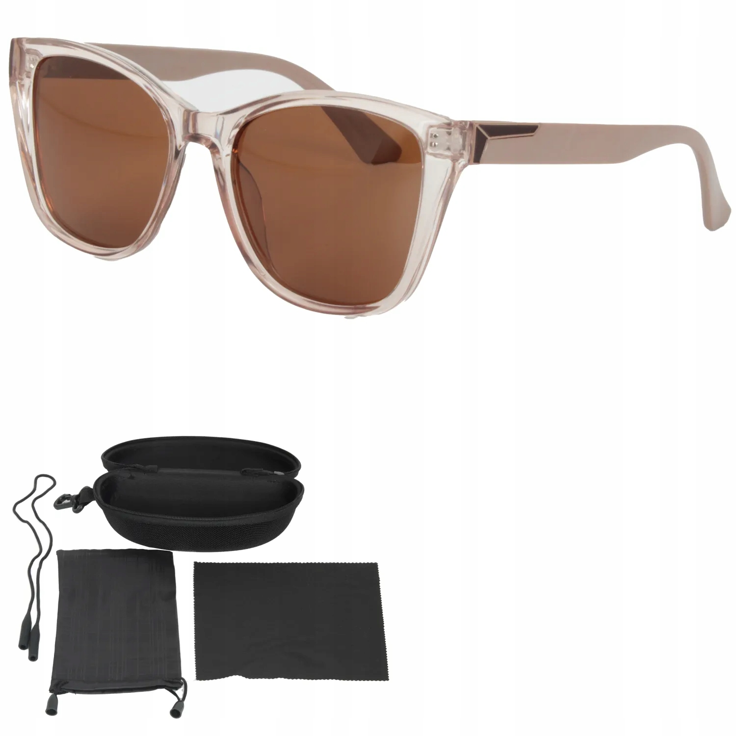 Polar Fashion PR9151C5 Transparentní polarizační sluneční brýle