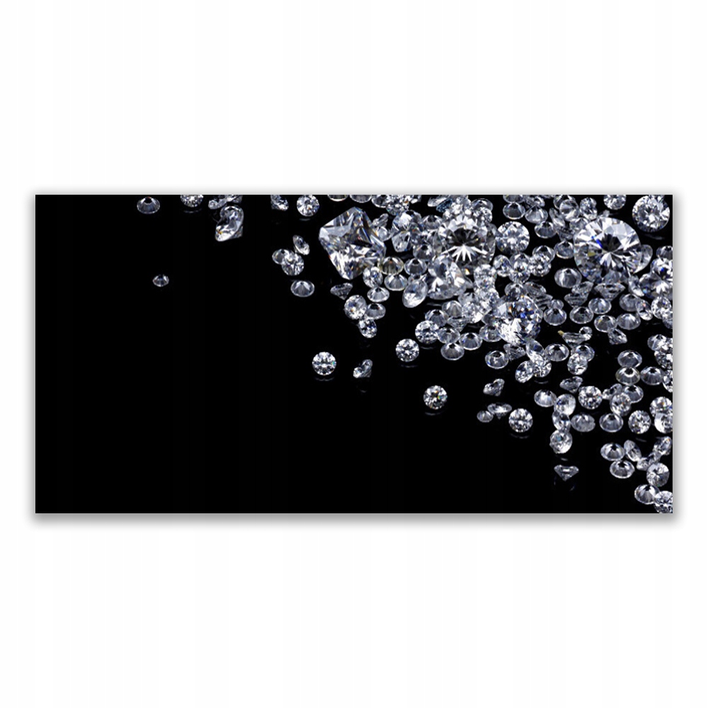 

Obraz z grafiką nowoczesny 120x60 Diamenty Sztuka