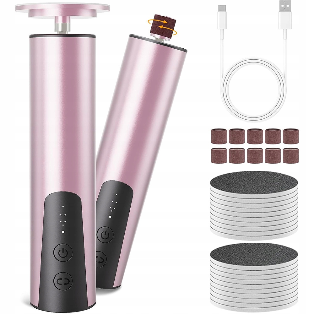 Bruska na paty a nohy pilník bezdrátové struhadlo Usb vložky