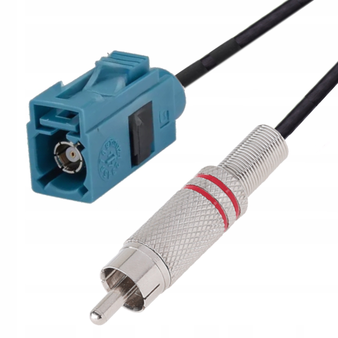 Adapter Fakra Code-Z gniazdo na Rca wtyk 20cm