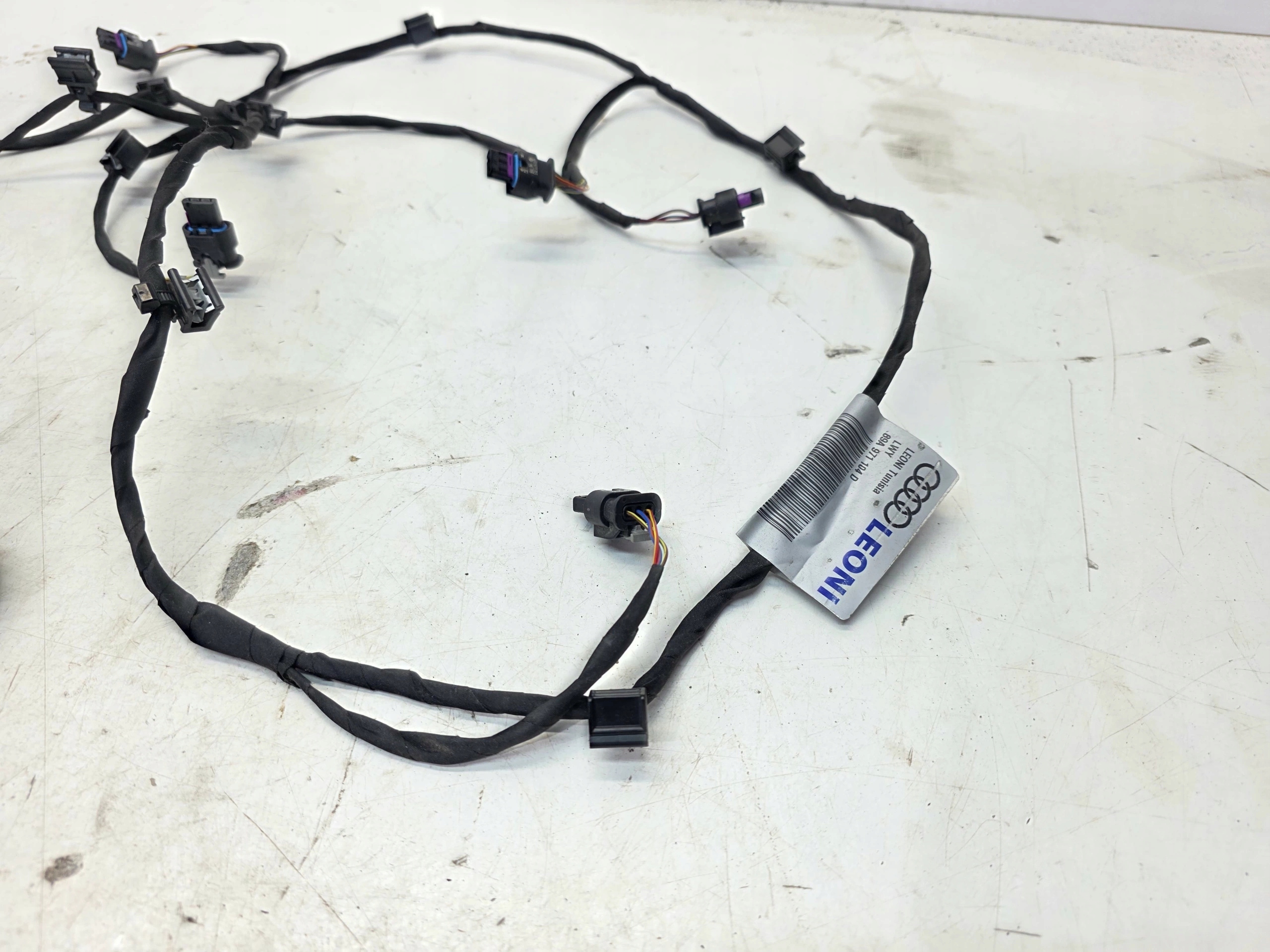 cablaggio CZUJNIKOW parcheggio PDC posteriore AUDI Q4 E-TRON 89A971104D
