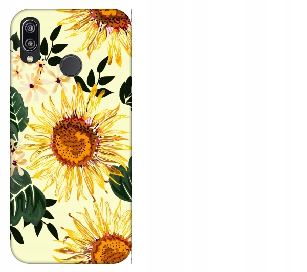 

Etui pokrowiec Huawei P20 Lite Kwiat żółty akwarel