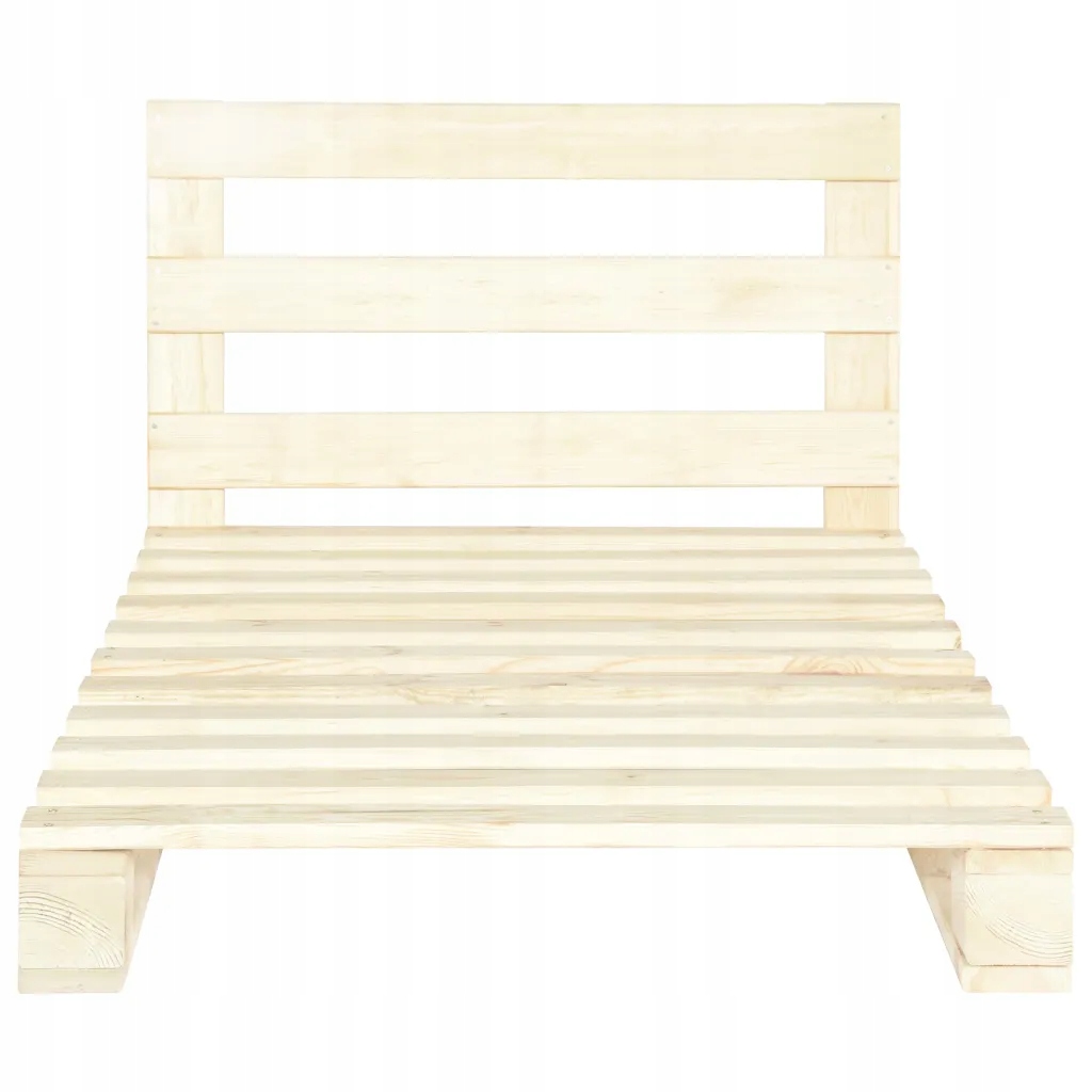 vidaXL Rama łóżka z palet, lite drewno sosnowe, 90 x 200 cm Rozmiar (cm) 90x200
