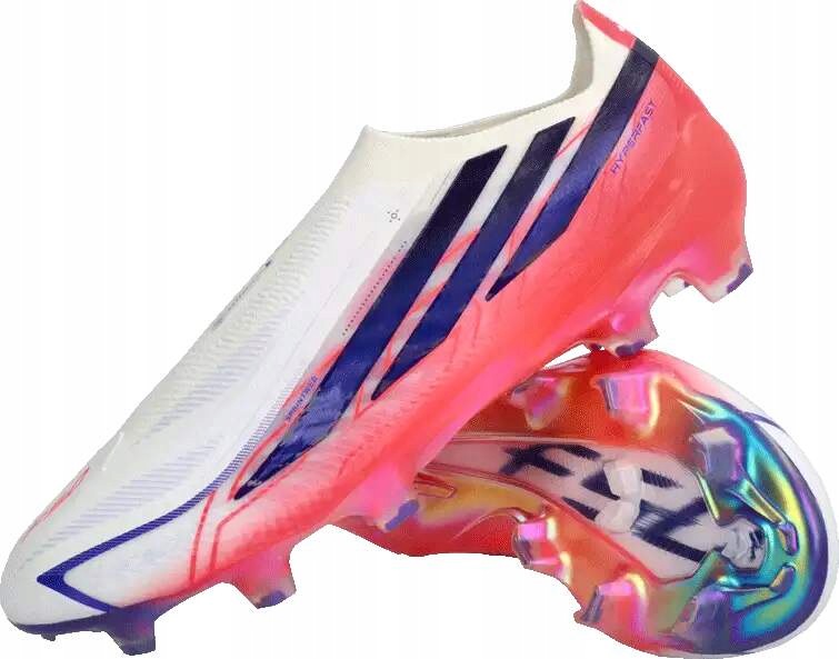 Męskie buty piłkarskie Adidas F50 Elite Hyperfast LL Fg Btk białe