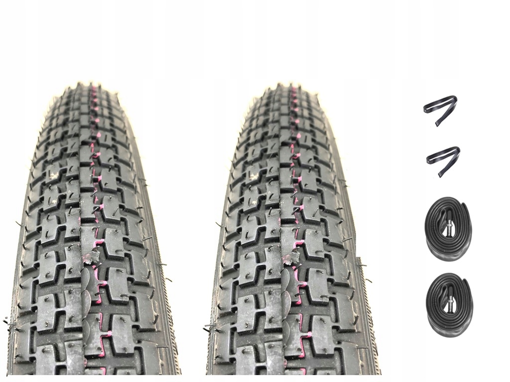 

2 x Opona Jak Stomil Romet Komar 19 x 2,25 dętka f