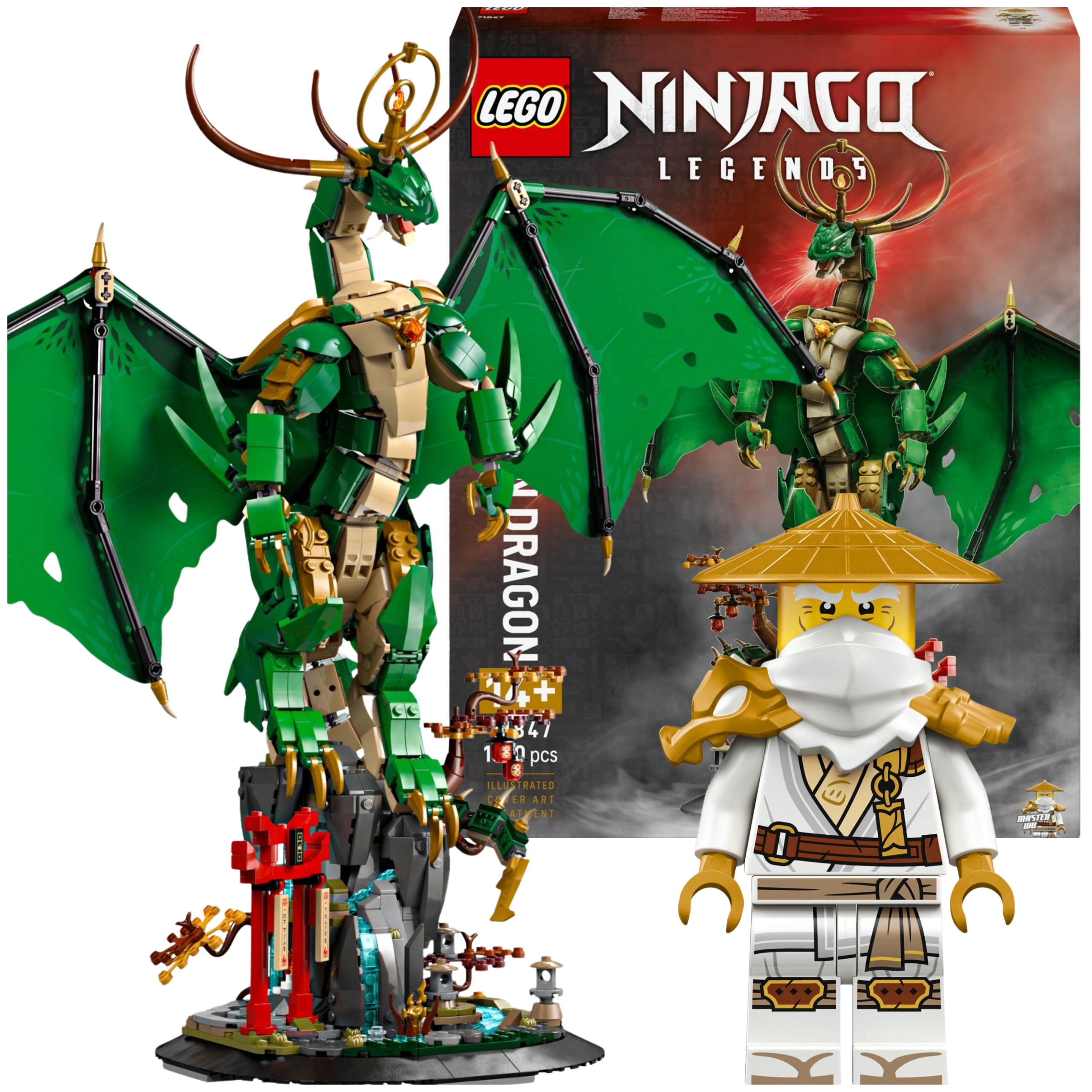 Lego Ninjago 71847 Drak Sada kostek Figurky Ninja Dárek