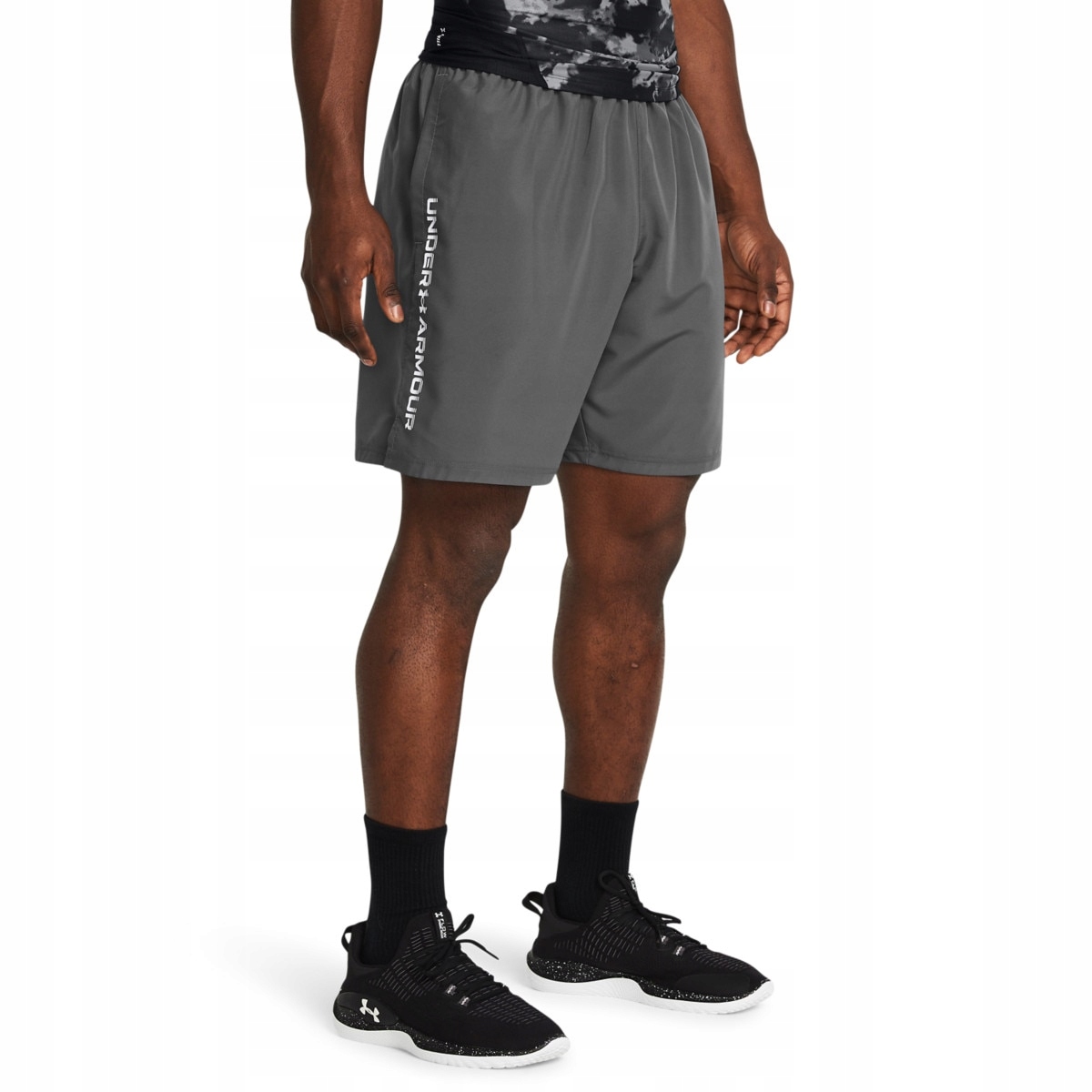 Kraťasy Ua Woven Wdmk Shorts-GRY