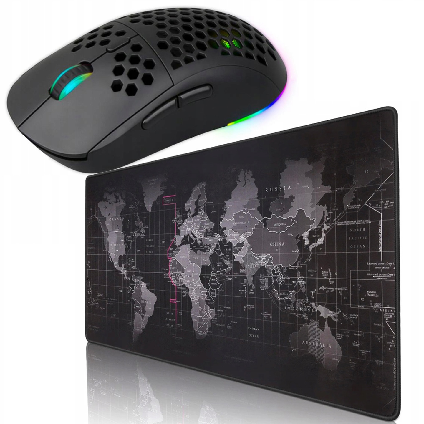 

Myszka Bezprzewodowa Rgb Gamingowa Podkładka
