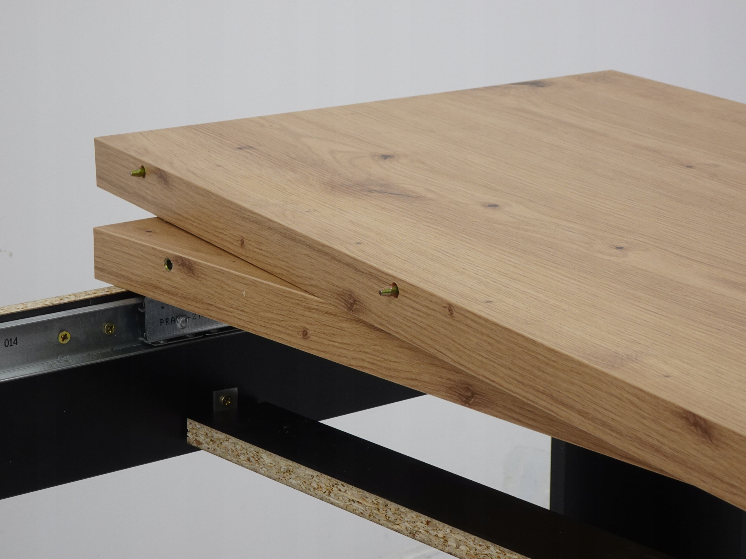 Stół kwadrat 90x90/120 Artisan Craft Szary Czarny Szerokość mebla 90 cm