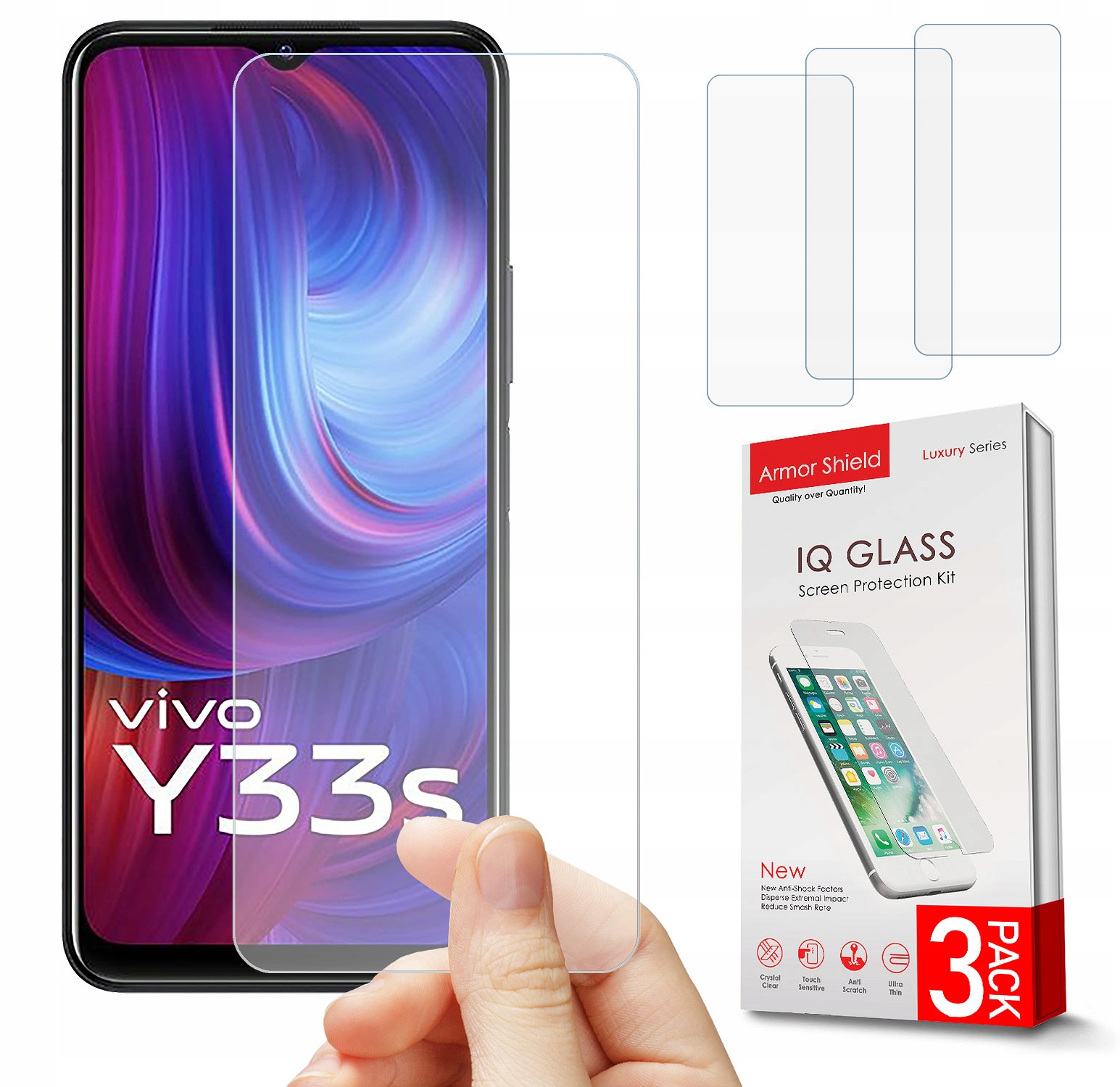 

3SZT Nietłukące Szkło Do Vivo Y33S