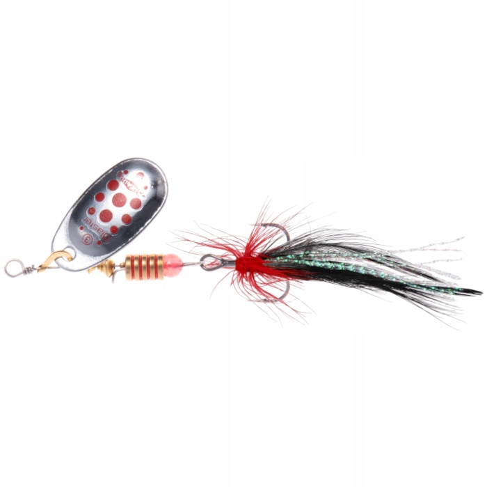 Błystka obrotowa Blaster 4/8g/10 z chwostem Mikado
