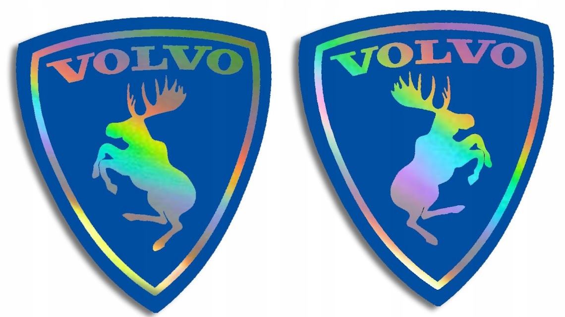 

Łoś Volvo lewa i prawa holo i niebieski mat