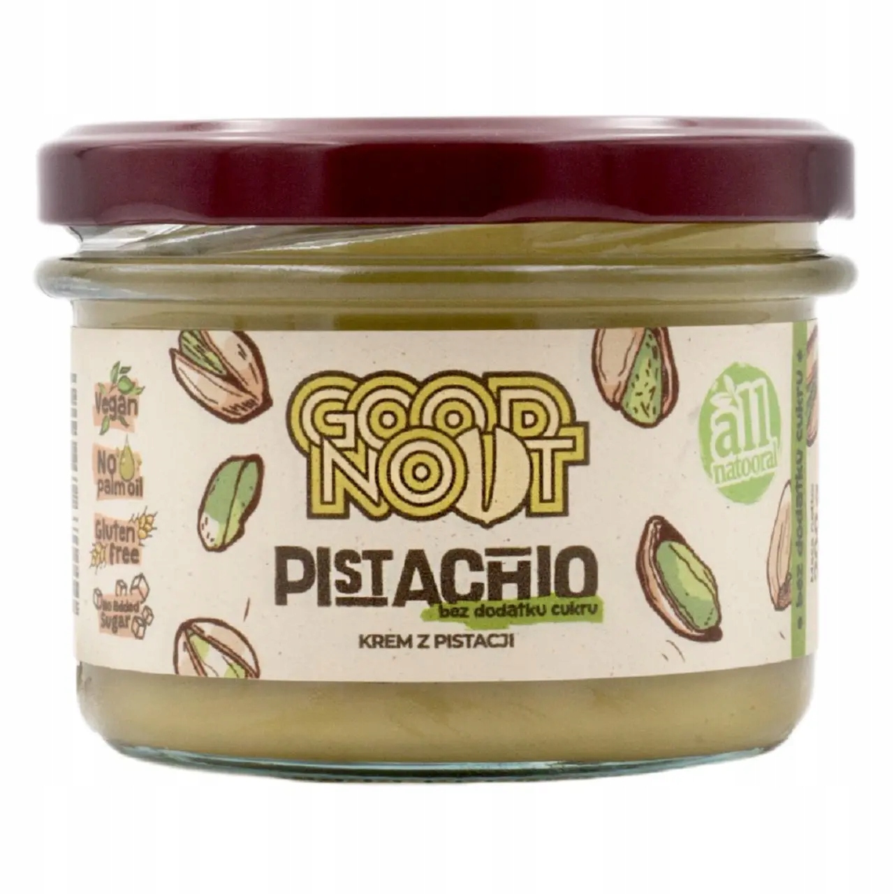 Pistáciový Krém Bez Přidaných Cukrů 200 g Good Noot