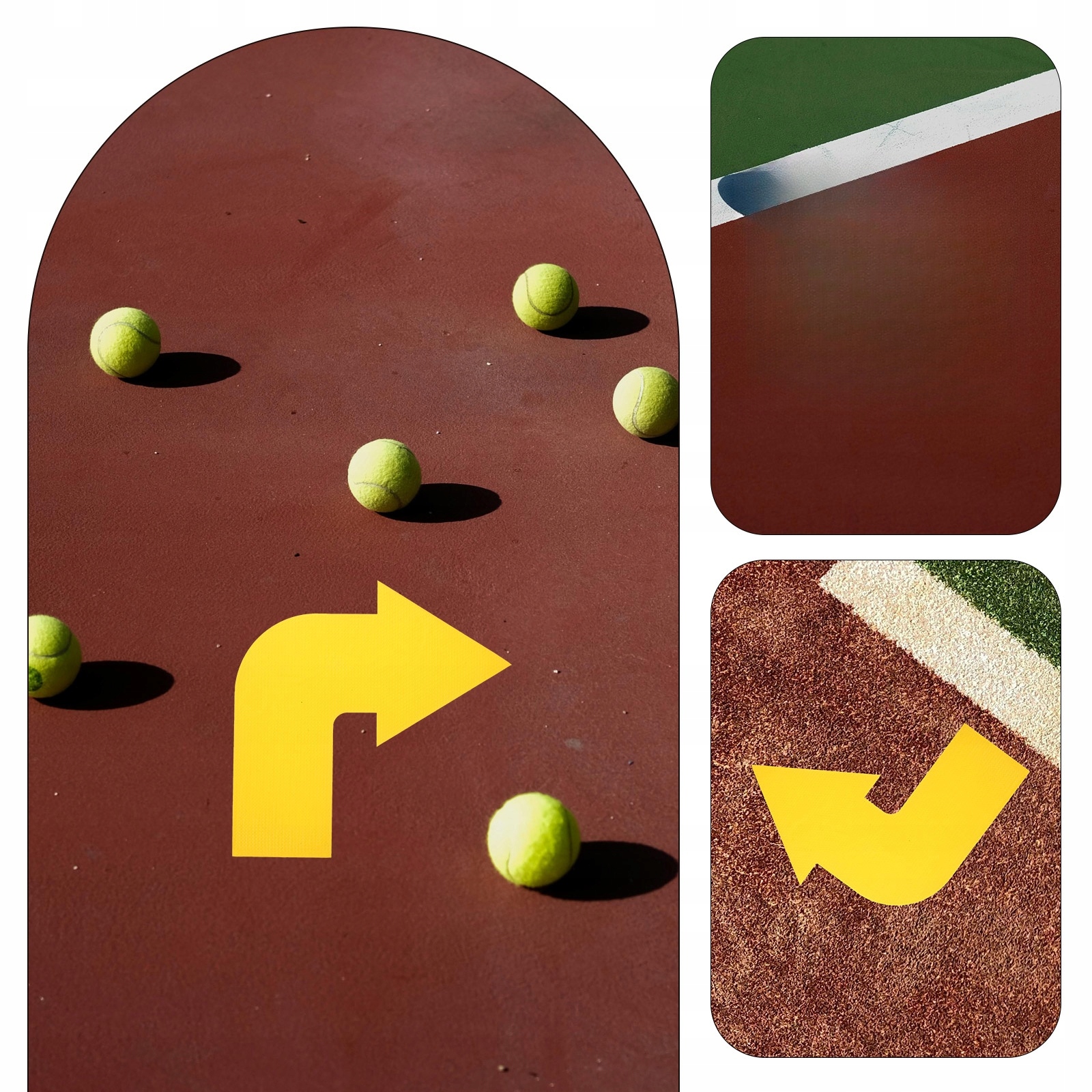 LOGO PŁYTA PIŁKI TENISOWE 4 SZT Marka bez marki