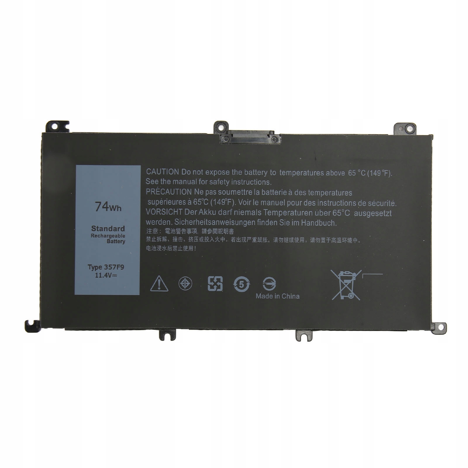 Batéria Pre Dell Inspiron 15 7000 Gaming 74WH 357F9 71JF4 Typ Notebooku Db