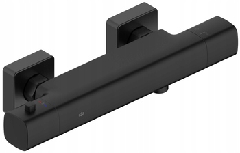 Kfa Termostatická Sprchová Batéria, Nástenná Malaga, Čierna