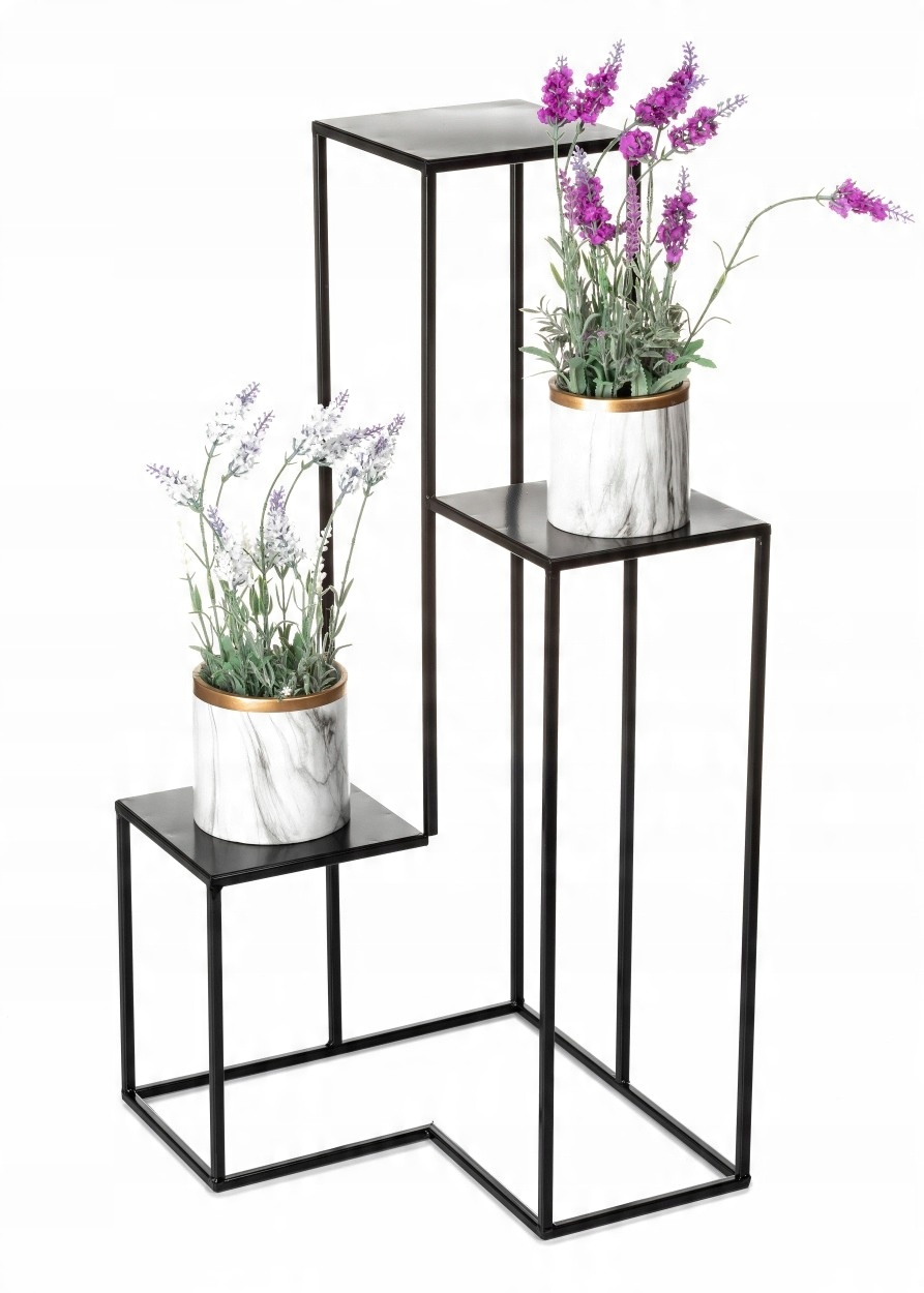 

Kwietnik czarny Kaskada stojak 85cm Loft na kwiaty