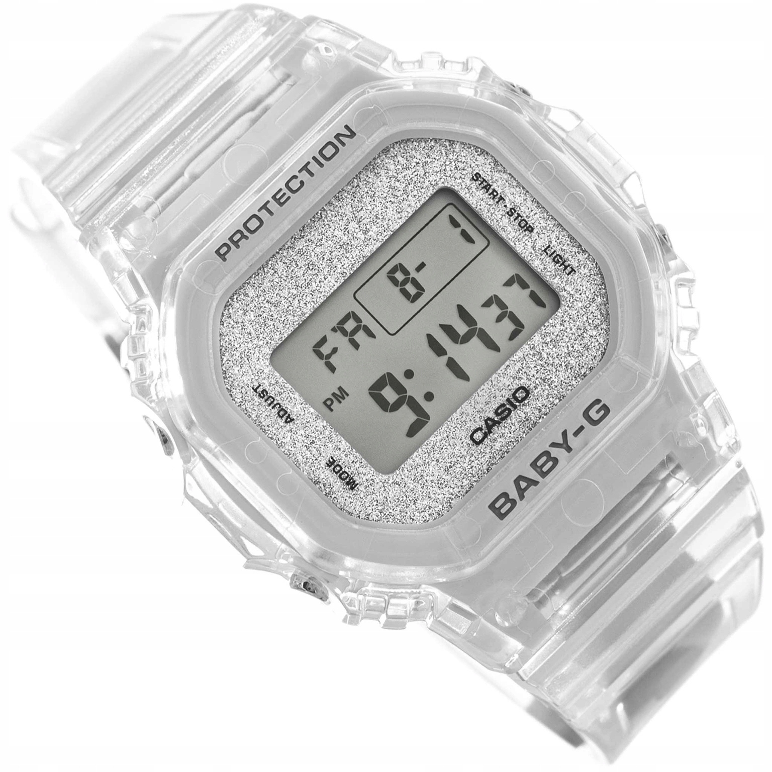 Dámské Hodinky Casio BGD-565GC-7ER Baby-g 100 M, Transparentní Budík, Stopky