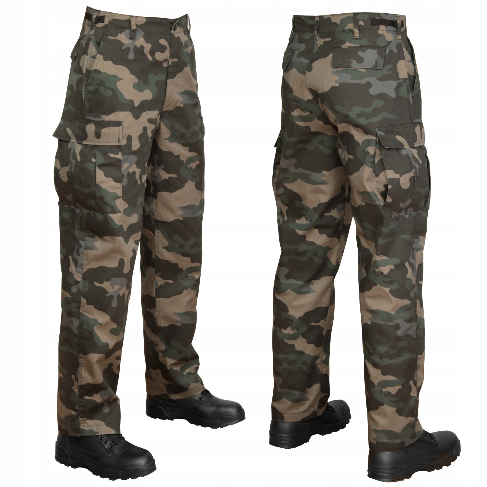 

Spodnie Wojskowe Bdu Ranger Us Bojówki Dark Camo